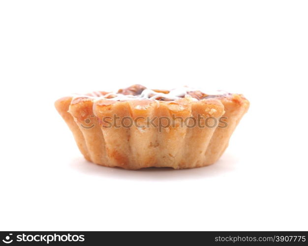 cake on a white background