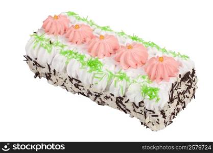 Cake on isolated background