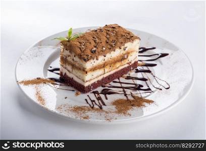 cake piece plate dessert pastry
