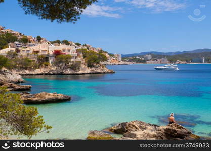 Cala Fornells View in Paguera, Majorca, Spain