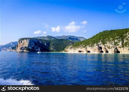 Cala Luna beach in the Golf of Orosei, Sardinia, Italy. Cala Luna beach in Orosei Golf, Sardinia, Italy