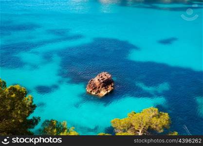 Cala Macarella Ciutadella Menorca turquoise Mediterranean sea in Balearic islands