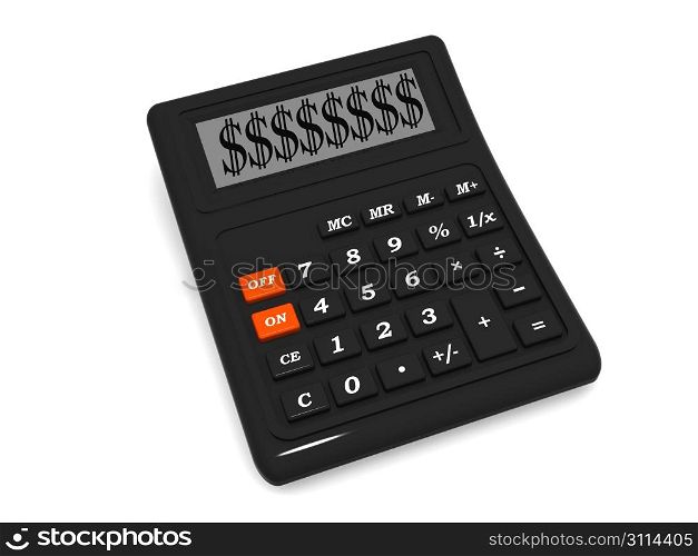 Calculator. 3d