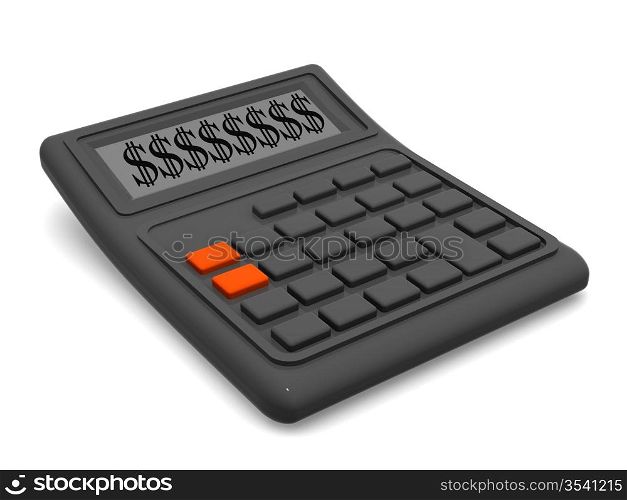 Calculator. 3d