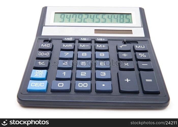 calculator isolated on white background, device for calculating the numbers&#xA;&#xA;