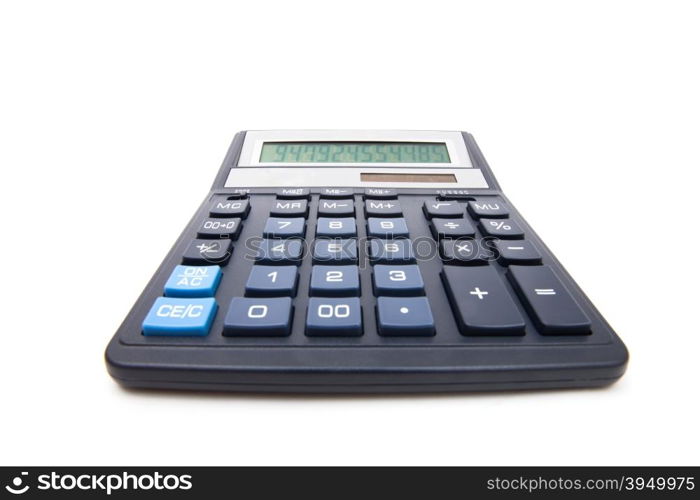 calculator isolated on white background, device for calculating the numbers&#xA;&#xA;