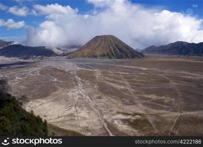 Caldera and volcano Bromo, Java, Indonesia