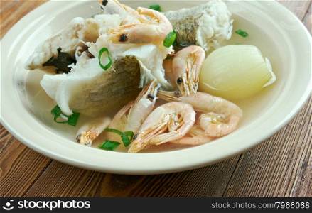 Caldo de siete mares - Mexican version of fish stew