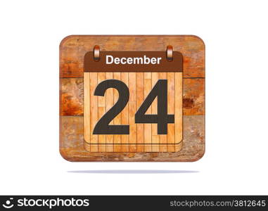 Calendar with the date of December 24.&#xA;