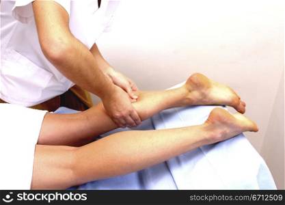Calf muscle massage