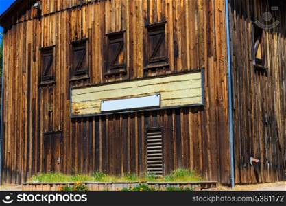 Calfornia Western style wooden houses in USA