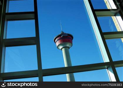 Calgary&acute;s famous landmark, The Calgary Tower.