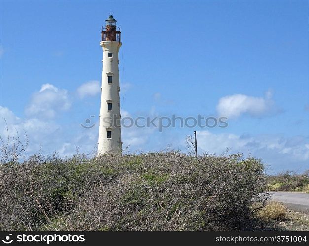 California Lighthouse, landmark of Aruba, ABC Islands