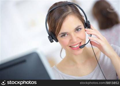 Call centre worker