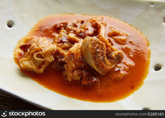 Callos Madrilena Tripe Madrid style recipe from spain Tapas