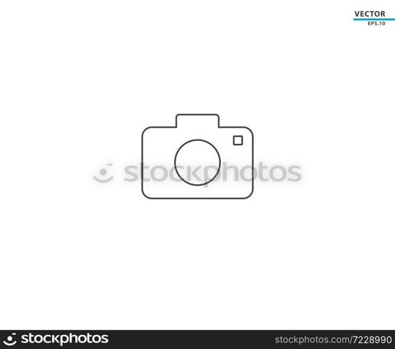 Camera icon symbol, logo Vector illustration