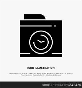 Camera, Image, Big Think solid Glyph Icon vector