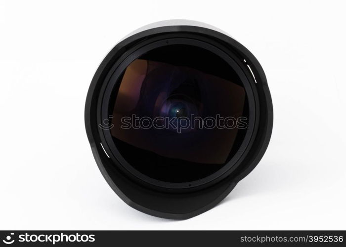 Camera lens details close-up