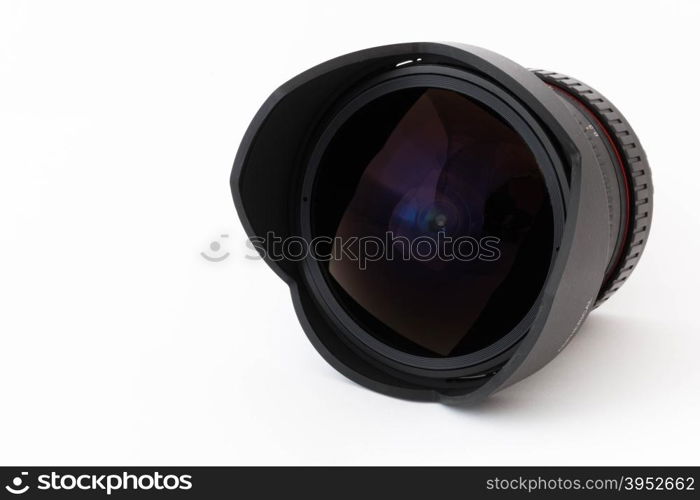 Camera lens details close-up