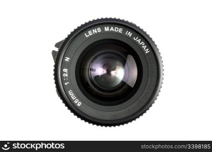 Camera Lens isolated on white