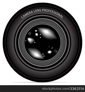 camera lens vector illustration