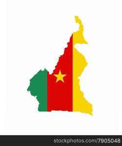 cameroon country flag map shape national symbol