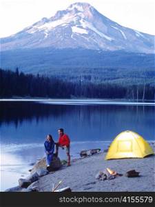 Camping by Trillium Lake