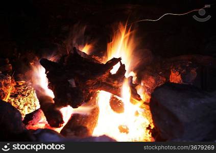 Camping fire