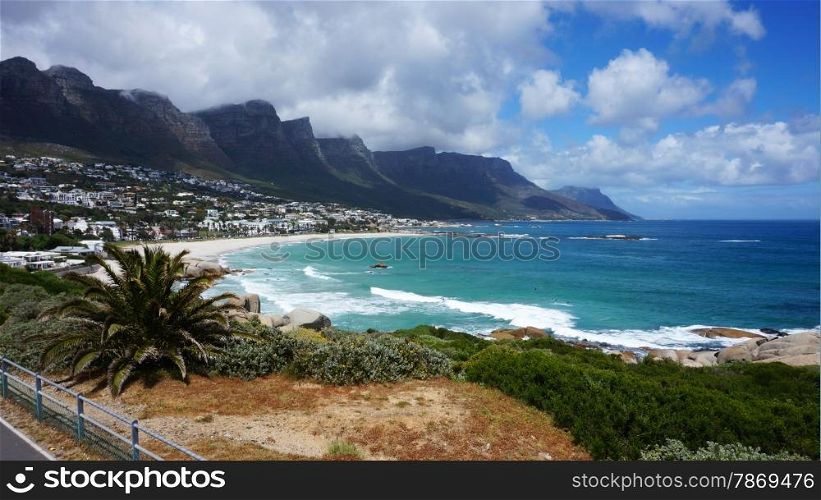 Camps Bay at Cape Town, South Africa