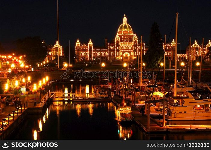 Canadian landmark, BC legislative buildings, Victoria Canada