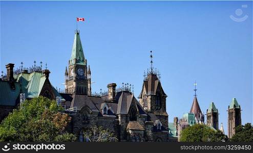 Canadian Parliament Buildings, Ottawa, Canada.