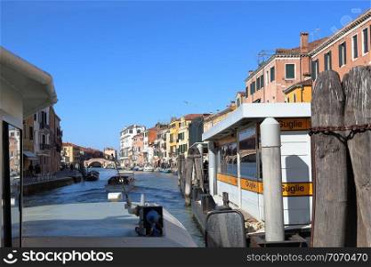 canal in Venice The Bridge of the Three Arches