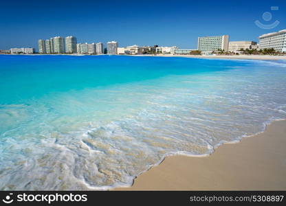 Cancun Forum beach Playa Gaviota Azul in Mexico at Hotel Zone