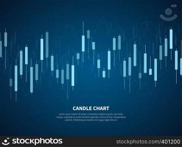 Candle chart. Growth graph investment finance business marketing trends bearish accounting price digital trade index, stock and market statistic vector design. Candle chart. Growth graph investment finance business marketing trends bearish accounting price digital trade index, vector design
