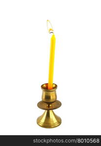 candle holder isolated on white