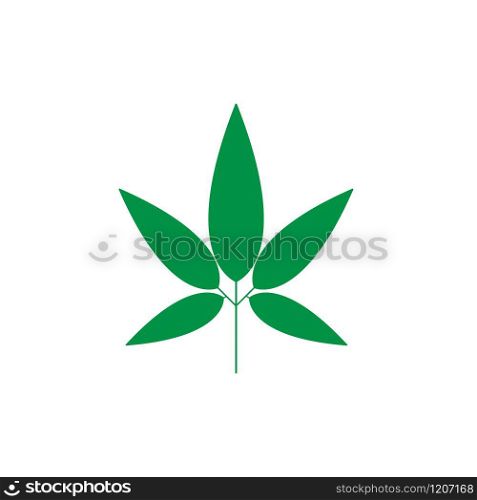 cannabis marijuanna logo vector template