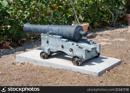 Cannon on Grand Cayman island
