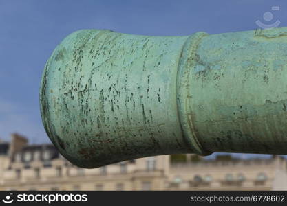 Cannons in Les Invalides, Paris, Ile de France, France
