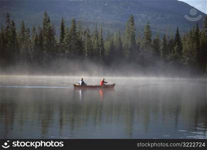 Canoeing on The Lake