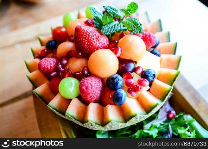 Cantaloupe Fruits salad