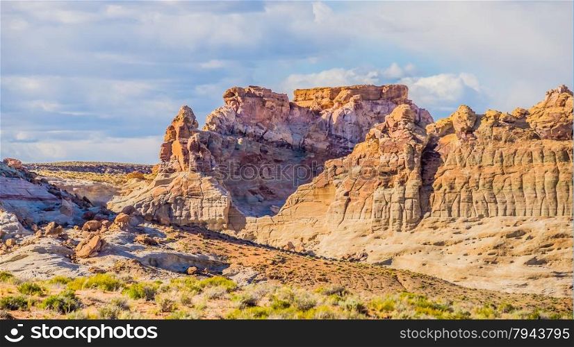 canyon geological formations in utah and arizona