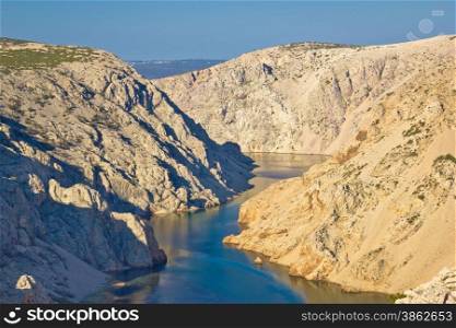 Canyon of Zrmanja river in Croatia, Dalmatia, region