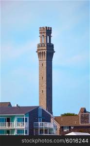 Cape Cod Provincetown Pilgrim tower in Massachusetts USA