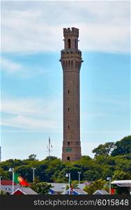 Cape Cod Provincetown Piulgrim tower in Massachusetts USA