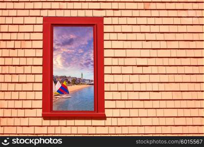Cape Cod Provincetown window photomount in Massachusetts USA