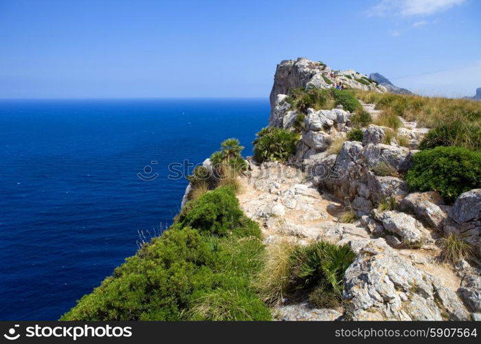 Cape formentor in the coast of mallorca, spain