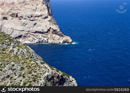 Cape formentor in the coast of mallorca, spain