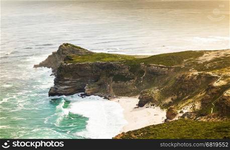Cape of Good Hope rocky headland with Dias Beach, Cape Peninsula, South Africa