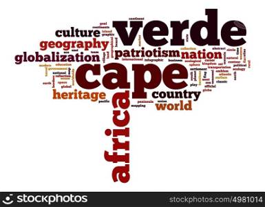 Cape Verde word cloud