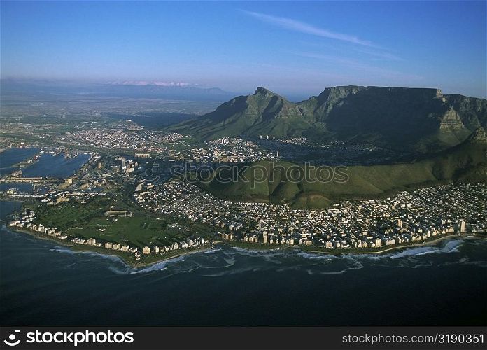 Capetown, South Africa, Aerial view